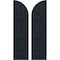 Ekena Millwork Americraft 4-Board (3 Batten) Wood Joined Board-n-Batten Shutters w/ Arch Top, ARW401BQ414X77OBH, PR ARW401BQ414X77OBH - alternate 1